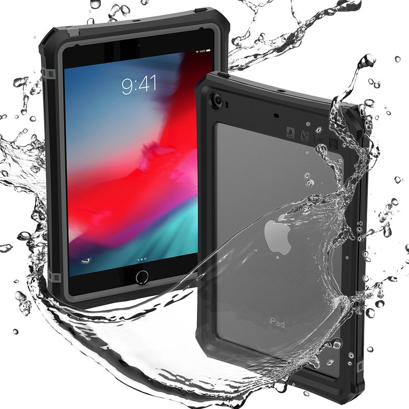 IP68 Underwater Armor Case 360 Full Protection Waterproof Rugged Case for iPad Mini 4 Mini 5 Shockproof Defender Case Cover - Carbon Cases