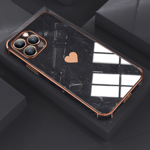 Luxury Shockproof Plating Soft Case For iPhone - Carbon Cases