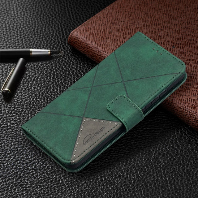 Leather Wallet Phone Case For Samsung Galaxy - Carbon Cases