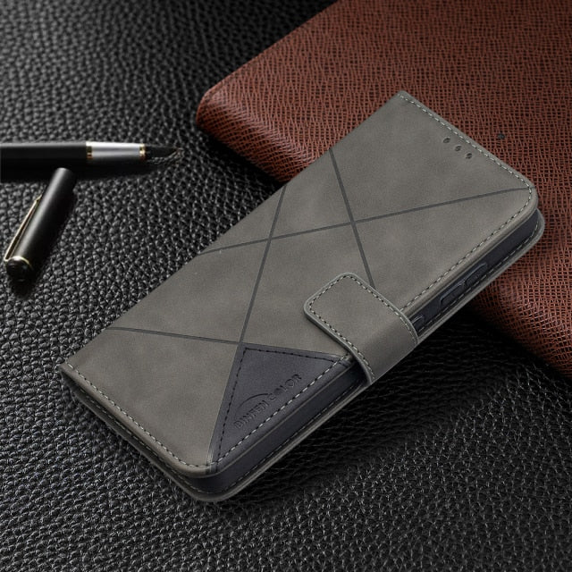 Leather Wallet Phone Case For Samsung Galaxy - Carbon Cases