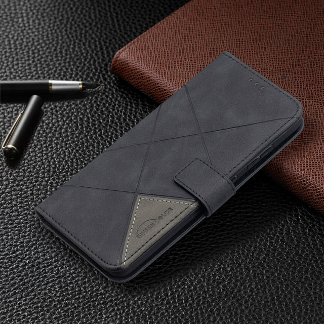 Leather Wallet Phone Case For Samsung Galaxy - Carbon Cases