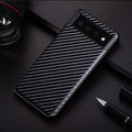 Simple Concise Style Soft Back Cover Case for Google Pixel 6 - Carbon Cases