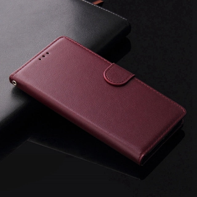 Wallet Leather Case For Samsung Galaxy - Carbon Cases