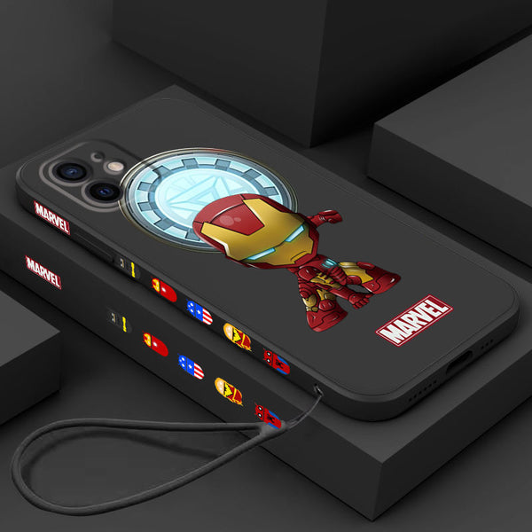 Marvel Side Design Phone Case For iPhone - Carbon Cases