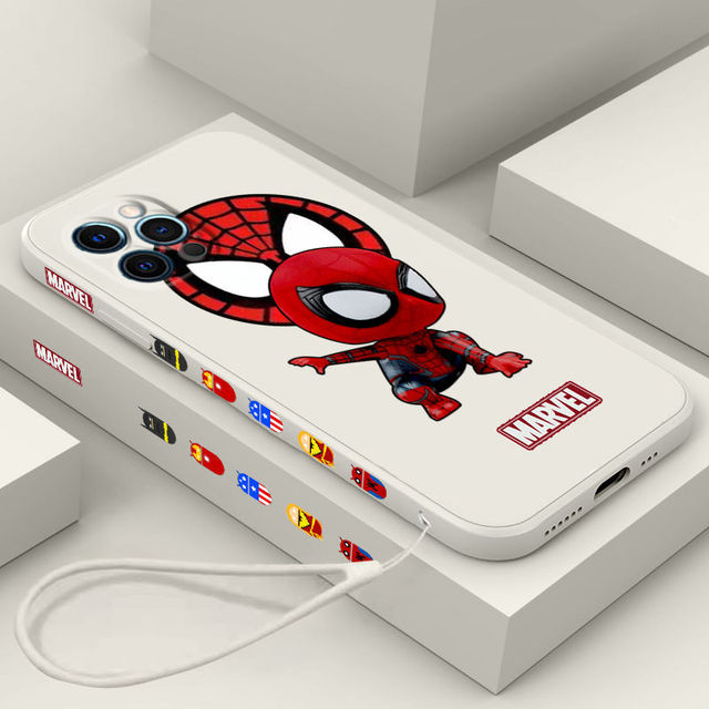 Marvel Side Design Phone Case For iPhone - Carbon Cases