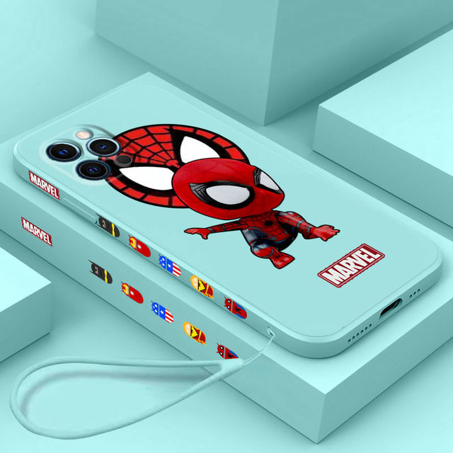 Marvel Side Design Phone Case For iPhone - Carbon Cases