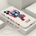 Marvel Side Design Phone Case For iPhone - Carbon Cases