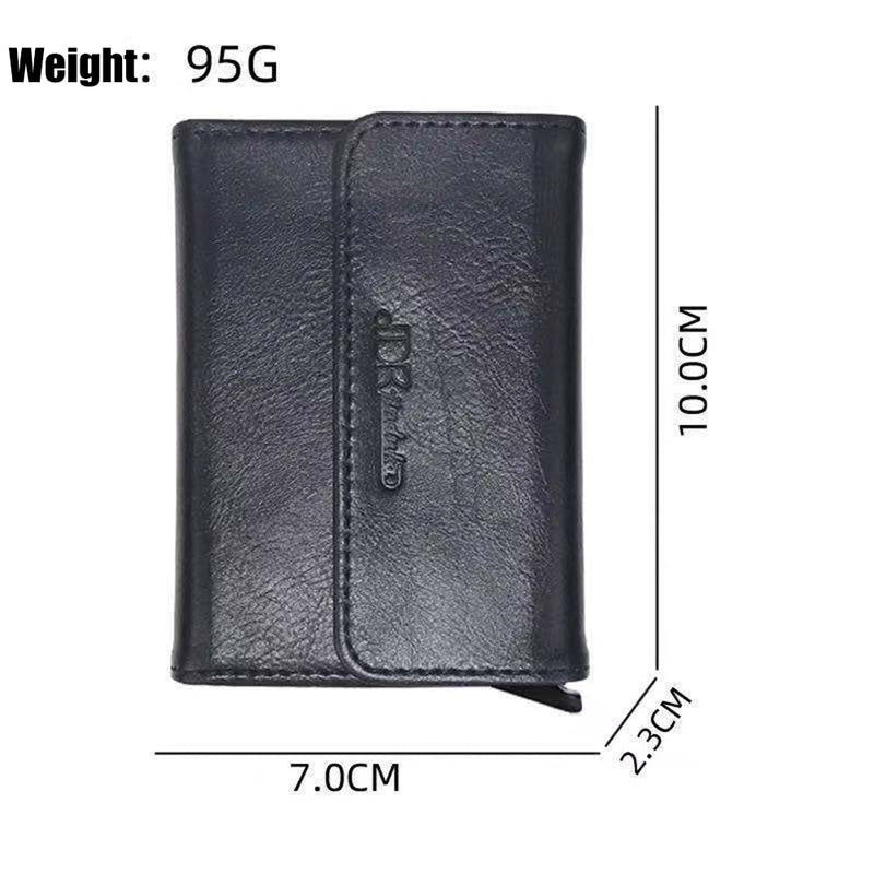 Leather Wallet For Apple Airtags Protective Case GPS Locator Tracker Anti-lost Device Card Holder Sleeve For AirTag Sleeve - Carbon Cases