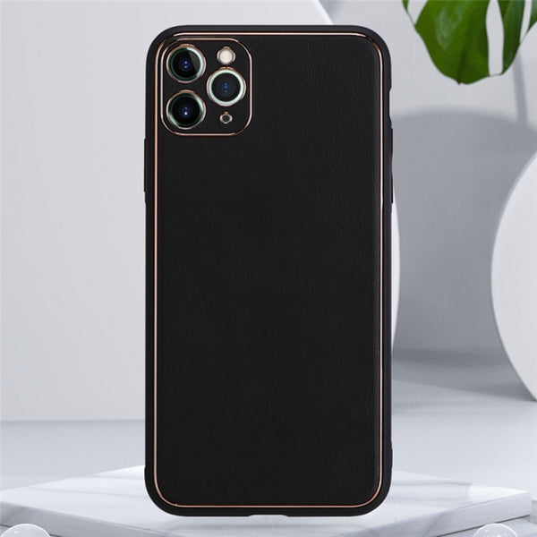Luxury Protective Leather Case For iPhone - Carbon Cases