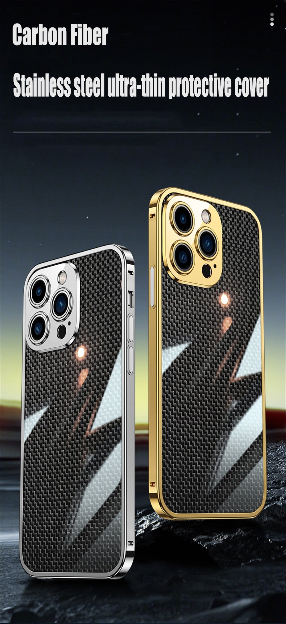 Luxury Ultra-Thin Carbon Fibre Pattern Cover For iPhone - Carbon Cases