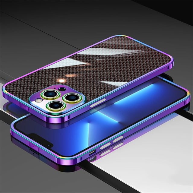 Luxury Ultra-Thin Carbon Fibre Pattern Cover For iPhone - Carbon Cases