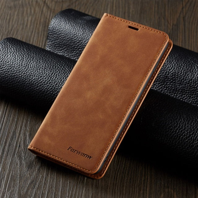 Leather Wallet Case For Samsung Galaxy - Carbon Cases