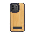 MagSafe Kickstand Wood Case for iPhone - Carbon Cases