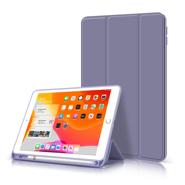Case With Pencil Holder Cover Anti-fall For iPad - Carbon Cases