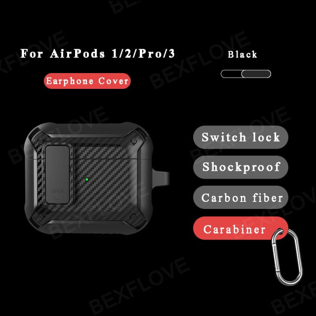 Luxury Earphone Case For AirPods - Carbon Cases