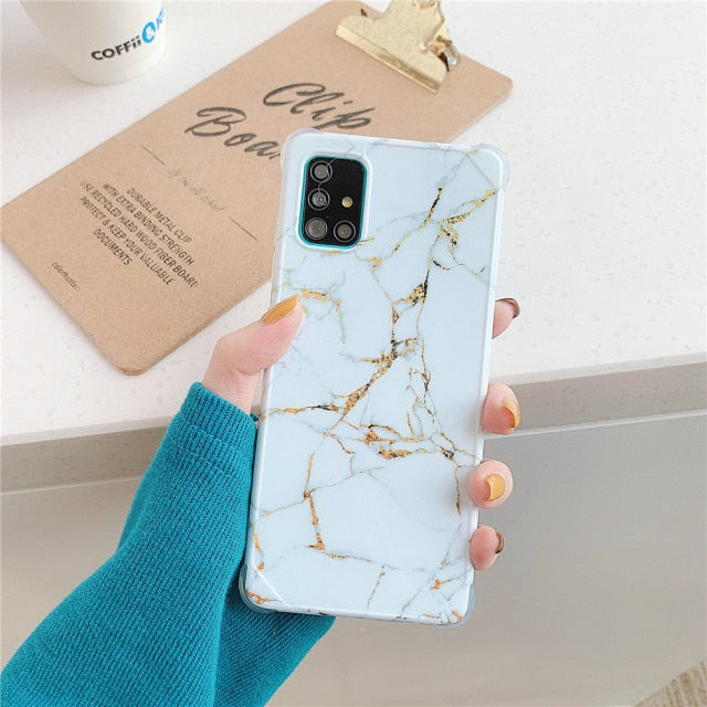 Luxury Marble Case For Samsung Galaxy S22 - Carbon Cases