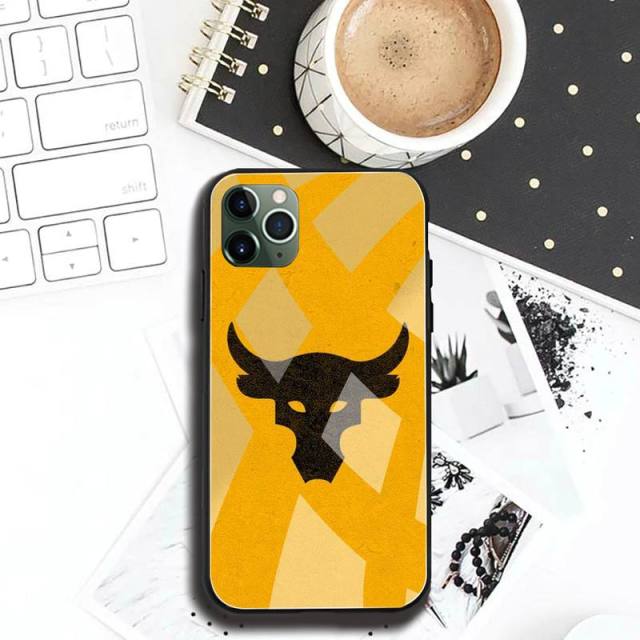 The Rock Dwayne Johnson UA Phone Case Tempered Glass For iPhone - Carbon Cases