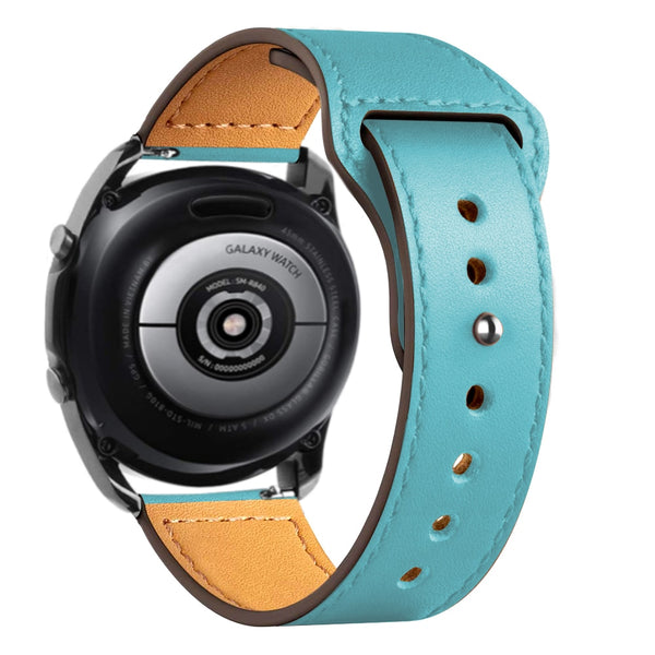 20mm 22mm Leather band for Samsung Galaxy Watch - Carbon Cases