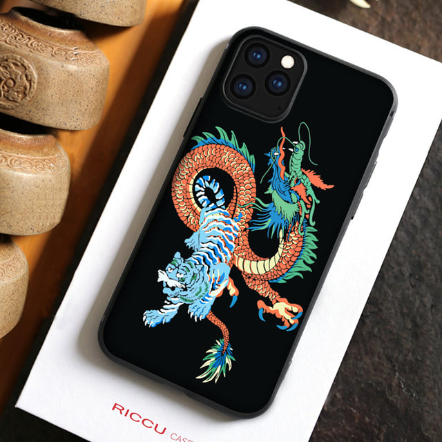 Dragon Luxury Design Phone Case For iPhone - Carbon Cases