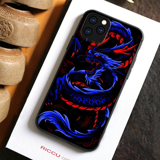 Dragon Luxury Design Phone Case For iPhone - Carbon Cases