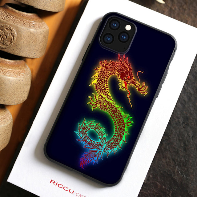 Dragon Luxury Design Phone Case For iPhone - Carbon Cases