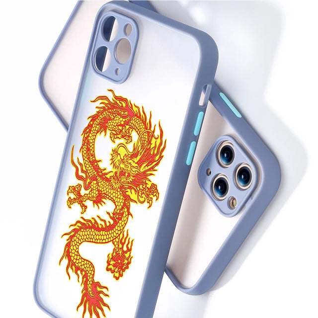 Dragon Luxury Design Phone Case For iPhone - Carbon Cases