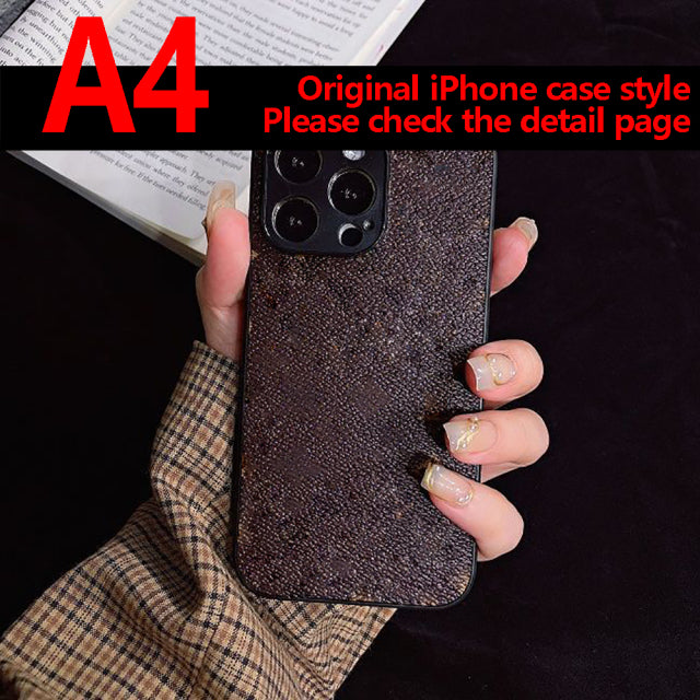 Designer Leather iPhone Case - Carbon Cases