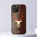 Wood Grain Soft Silicone Phone Case For iPhone - Carbon Cases