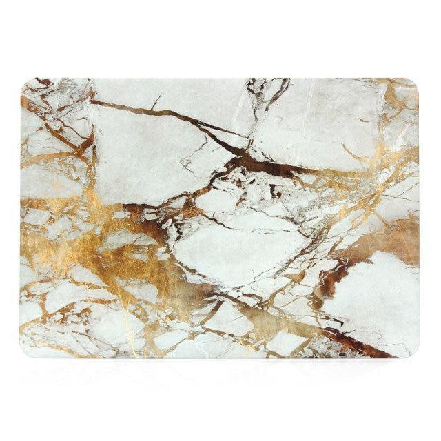 Marble Texture Case For Macbook Air - Carbon Cases