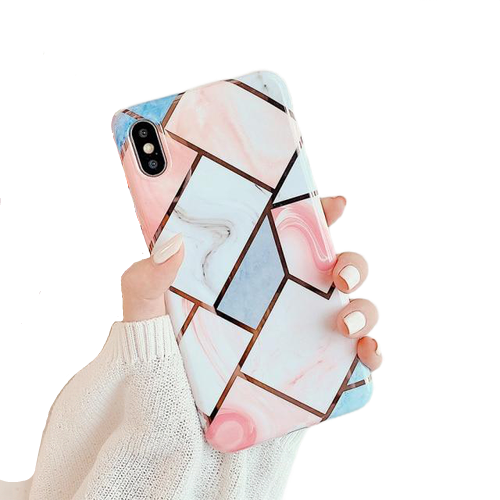 Geometric Marble Phone Cases For iPhone 13 - Carbon Cases