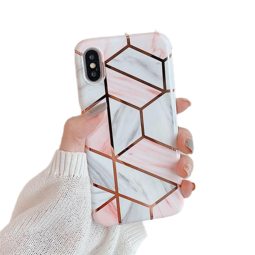 Geometric Marble Phone Cases For iPhone 13 - Carbon Cases