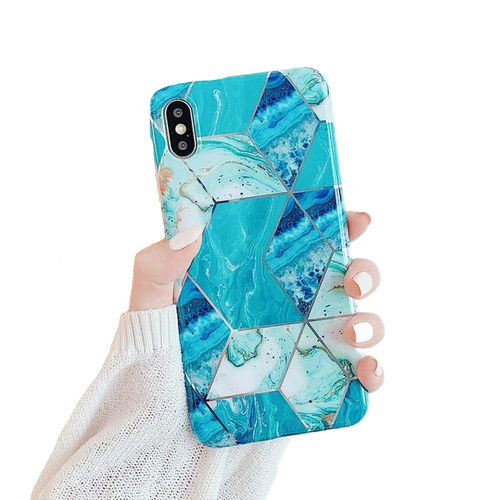 Geometric Marble Phone Cases For iPhone 13 - Carbon Cases