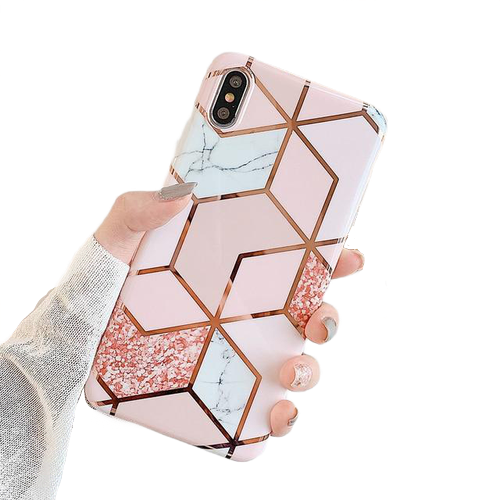 Geometric Marble Phone Cases For iPhone 13 - Carbon Cases